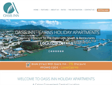 Tablet Screenshot of oasisinn.com.au